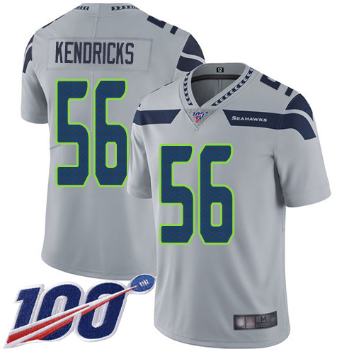 Seattle Seahawks Limited Grey Men Mychal Kendricks Alternate Jersey NFL Football #56 100th Season Vapor Untouchable->youth nfl jersey->Youth Jersey